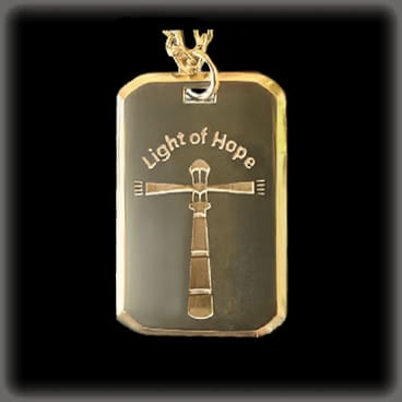 Gold Dogtag
