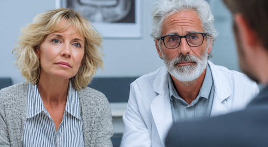 Middle age couple with Dr