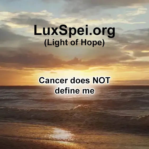 Cancer does NOT define me